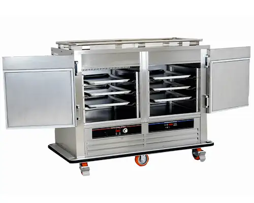 JZHR-4UBT Dual Temp Bulk Food Delivery Cart for Healthcare