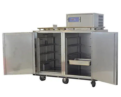 JZHR-168XL Dual Temp Bulk Cart with Removable Heater for Healthcare