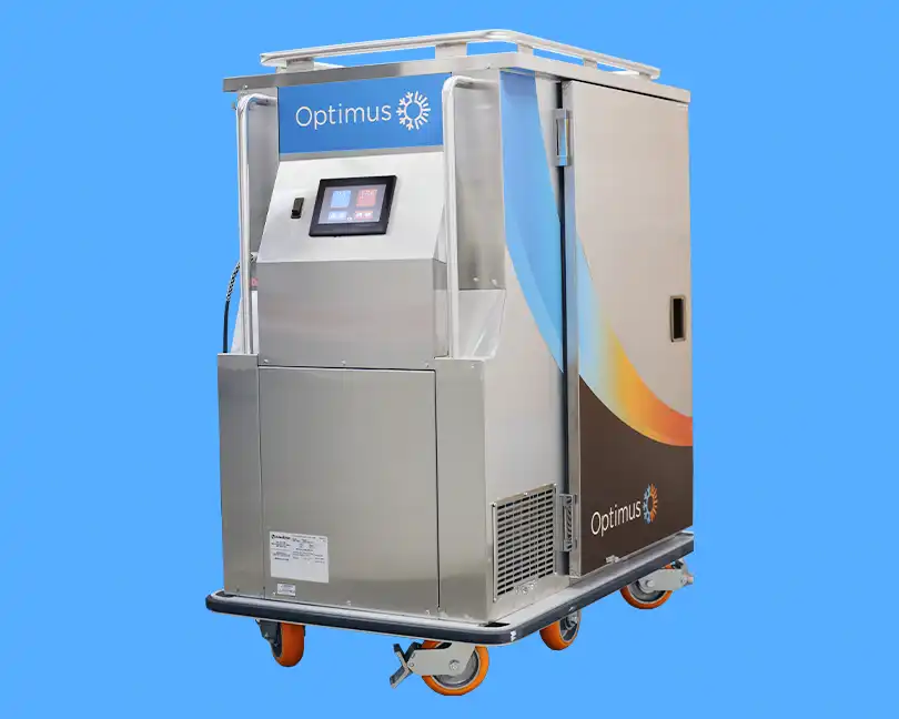 Optimus hot and cold meal delivery cart