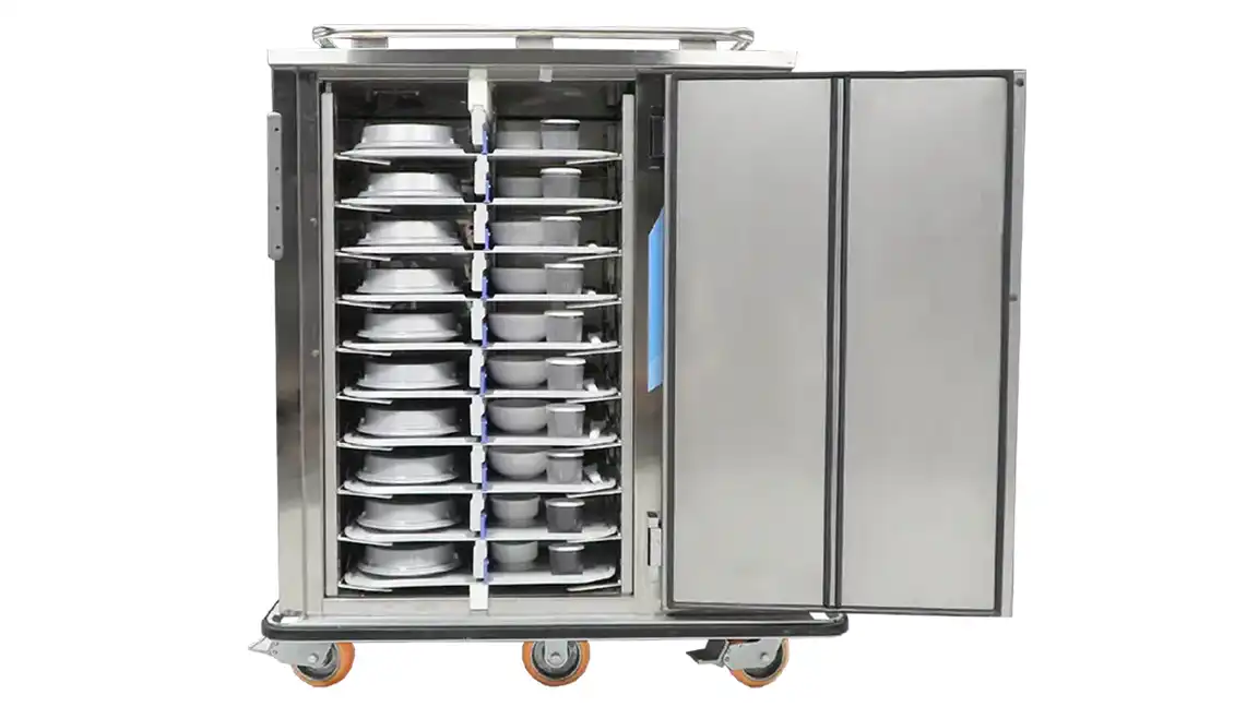 Optimus hot and cold meal delivery cart