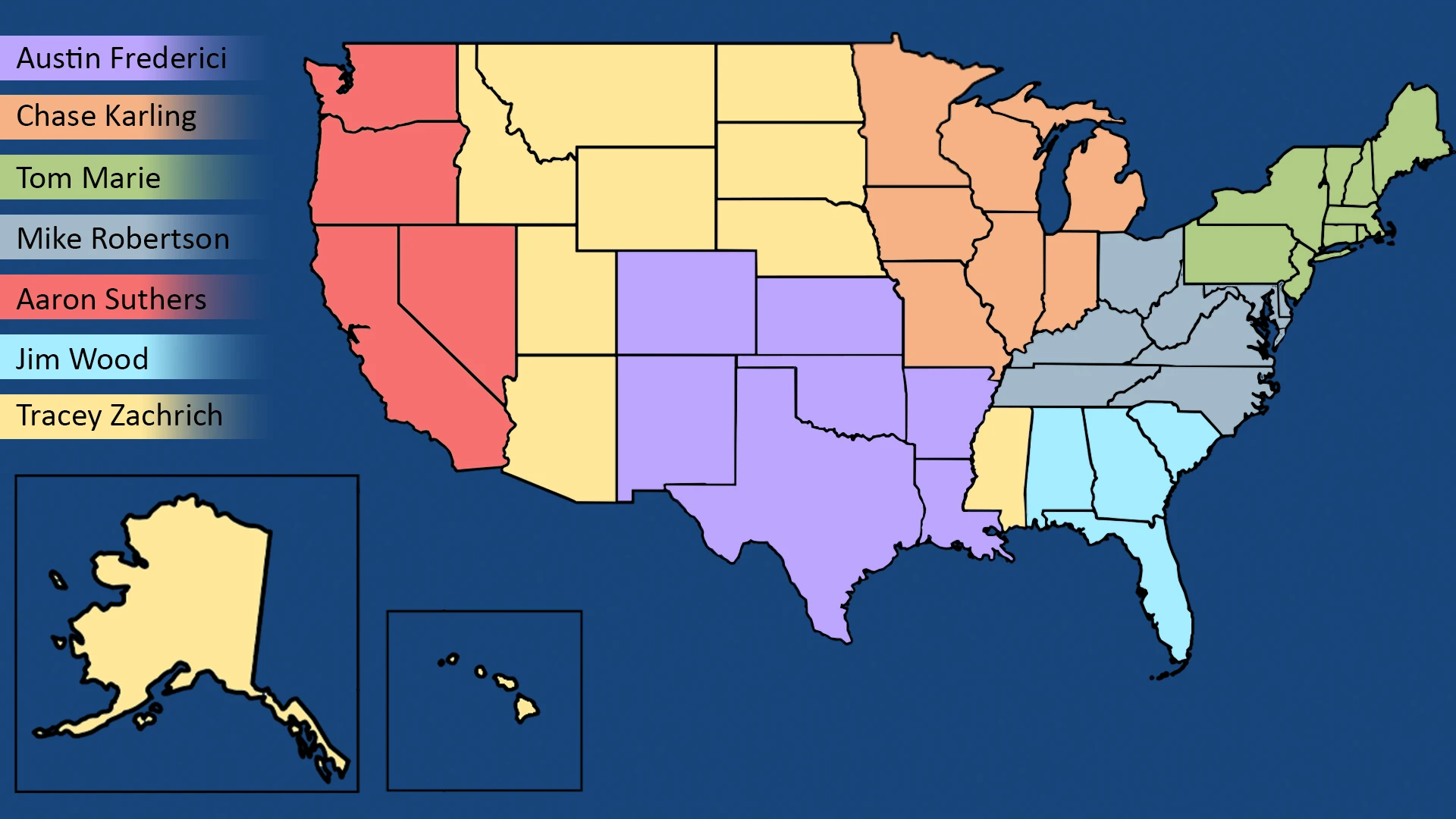JonesZylon Territory Sales Map